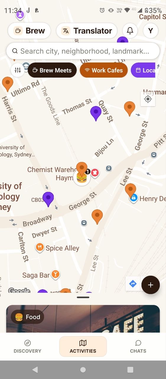 Brew Explorer Map & Real-time POI Engine