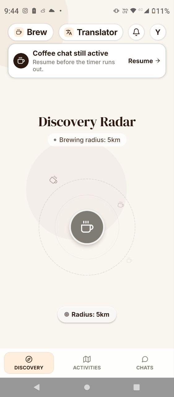 Proximity Discovery Radar
