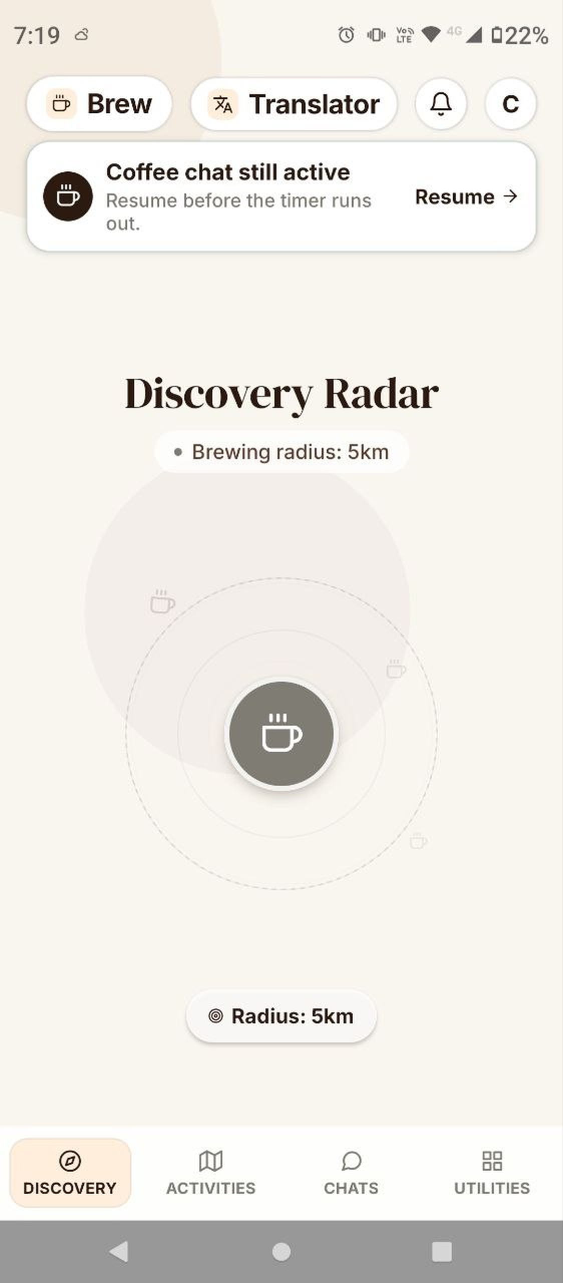 Proximity Discovery Radar