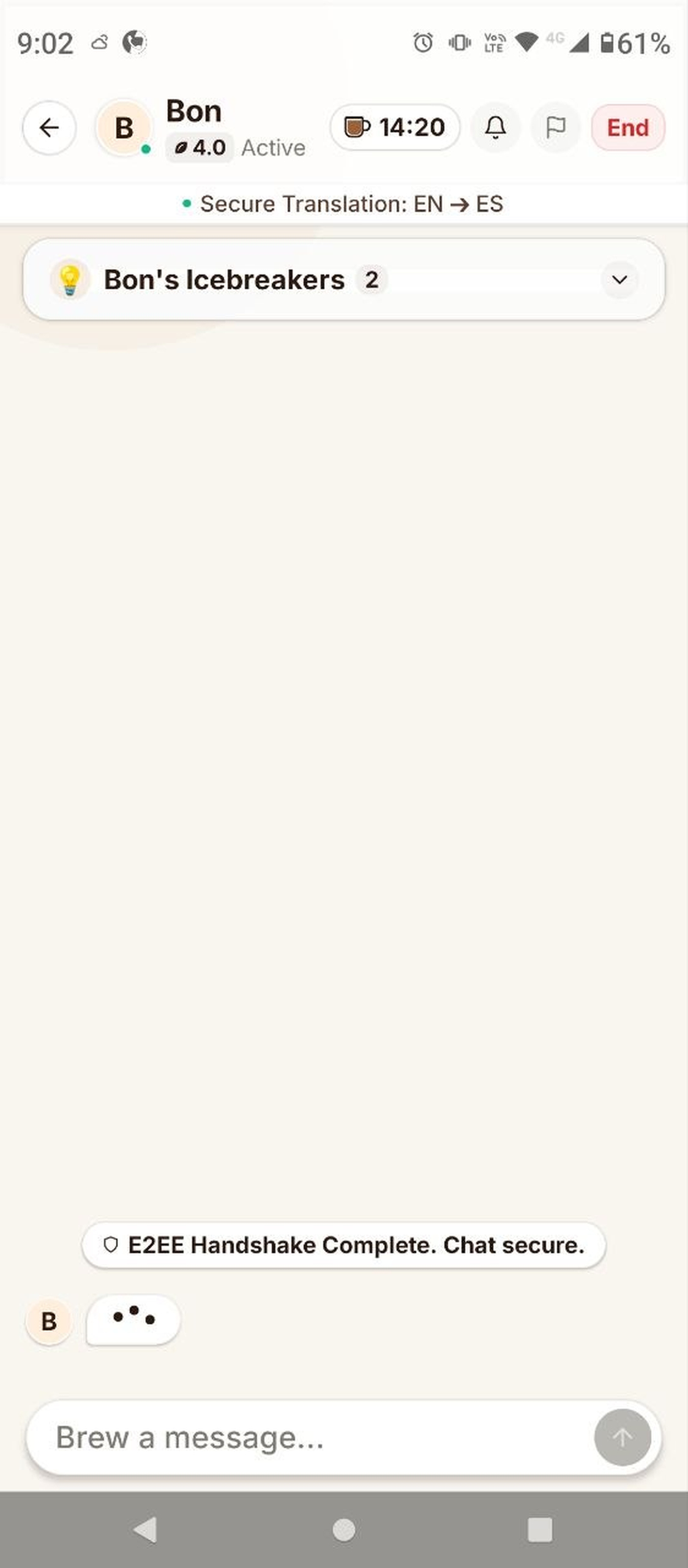 E2EE Encrypted Chat
