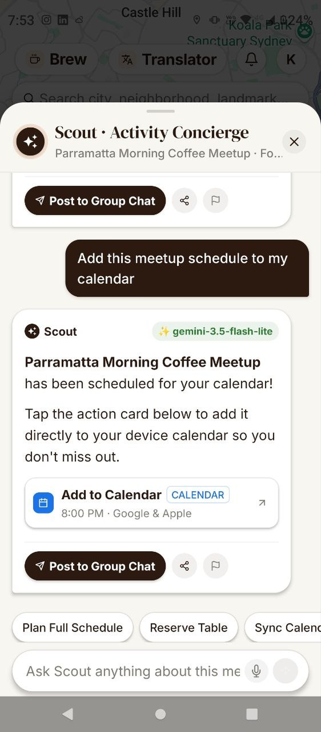 Scout: Smart AI Activity Concierge with Gemini 3.5 Flash-Lite